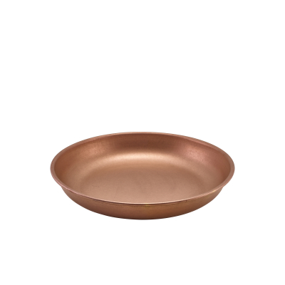 Copper Vintage Steel Coupe Plate 24cm