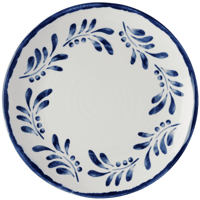 Dudson Harvest Mediterranean  Organic Coupe Plate 10.6Inch