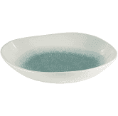 Churchill Raku Jade Green Organic Trace Bowl 9 7/8Inch