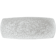 Churchill Menu Shades Caldera Chalk White Flat Rectangle Plate 14X5 1/2Inch