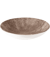 Churchill Stone Zircon Brown Evolve Coupe Bowl 7.25Inch
