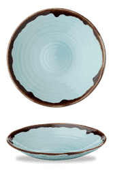Dudson Harvest Turquoise  Organic Coupe Bowl 11Inch
