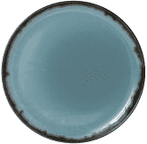 Dudson Harvest Blue  Coupe Plate 6.5"