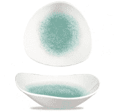 Churchill Raku Jade Green Lotus Bowl 9Inch