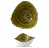 Churchill Stonecast Plume Olive Lotus Bowl 9Inch