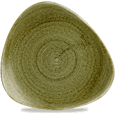 Churchill Stonecast Plume Olive Lotus Plate 9"