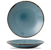 Dudson Harvest Blue  Deep Coupe Plate 11"