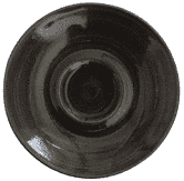 Churchill Monochrome Iron Black Espresso Saucer 4.5"