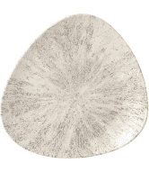 Churchill Stone Agate Grey Lotus Plate 10"