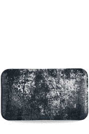 Dudson The Makers Collection Urban Blk Organic Coupe Rect Platter 13 3/4X6 1/4Inch