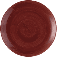 Churchill Stonecast Patina Red Rust Evolve Coupe Plate 8.67Inch