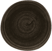 Churchill Stonecast Patina Iron Black Round Trace Plate 10 3/8Inch