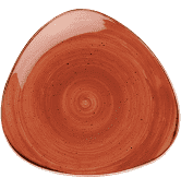 Churchill Stonecast Spiced Orange Lotus Plate