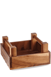 Churchill Wood Sq Crate 7 7/8X7 7/8X3 7/8"