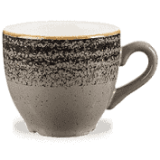 Churchill Studio Prints Charcoal Black Espresso Cup 3.5oz