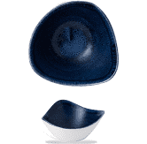 Churchill Stonecast Plume Ultramarine Lotus Bowl 6Inch