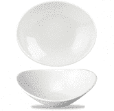 Churchill White Orbit Oval Bowl 7Inch