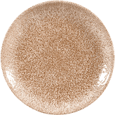 Churchill Raku Garnet Orange Evolve Coupe Plate 11.25Inch