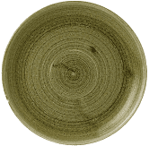 Churchill Stonecast Plume Olive Evolve Coupe Plate 8.67"