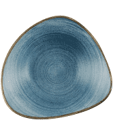 Churchill Stonecast Raw Teal Lotus Bowl 7Inch