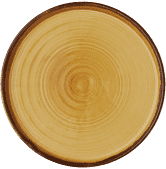 Dudson Harvest Mustard  Walled Plate 10 2/8"