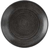 Churchill Stonecast Raw Black Evolve Coupe Plate 6.5Inch