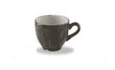 Churchill Stonecast Patina Iron Black Espresso Cup 3.5oz