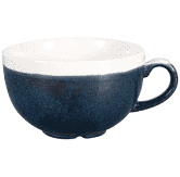 Churchill Monochrome Sapphire Blue Cappuccino Cup 8oz