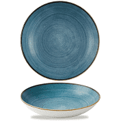 Churchill Stonecast Raw Teal  Coupe Bowl 7.25Inch