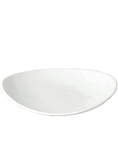 Churchill White Orbit Oval Coupe Plate 9Inch