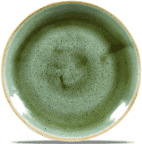 Churchill Stonecast Samphire Green Evolve Coupe Plate 11.25Inch
