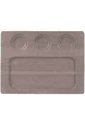 Churchill Wood Square Grey Deli Board 13"X9.6"