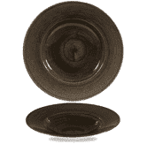 Churchill Stonecast Patina Iron Black Profile Wide Rim Bowl Large 11Inch