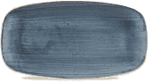 Churchill Stonecast Blueberry Chefs Oblong Plate 10.6InchX5Inch