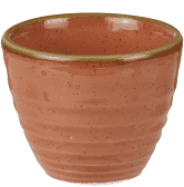 Churchill Stonecast Spiced Orange Ripple Dipper Pot 2oz