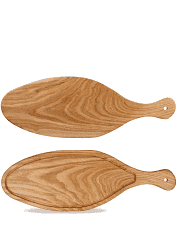 Churchill Wood Oval Handled Board 21.2InchX7.4InchX0.8Inch