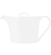 Churchill Alchemy Ambience White Oval Teapot 710ml