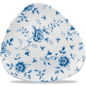 Churchill Rose Chintz Prague Lotus Triangle Plate 7.75"