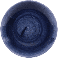 Churchill Stonecast Patina Cobalt Blue Evolve Coupe Bowl 9.75"
