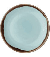Dudson Harvest Turquoise  Coupe Plate 10.25"
