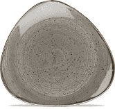 Churchill Stonecast Grey Lotus Plate 9 5/8Inch/24.5cm