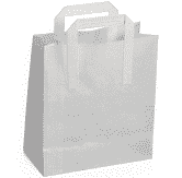 Handled Paper Bag White Large x250