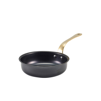 Mini Frying Pan Vintage Steel Black 13.5x3.75cm