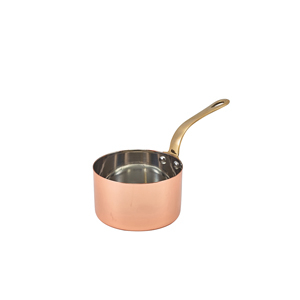 Mini Sauce Pan Copper 9x5.25cm