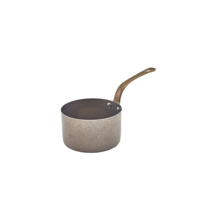 Mini Sauce Pan Vintage Steel 9x5.25cm