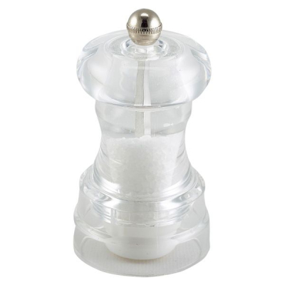 Clear Salt/ Pepper Grinder 10cm