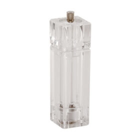 Combo Salt Shaker& Pepper Mill Acrylic 6.5"