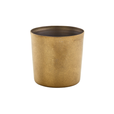 Gold Vintage Steel Serving Cup 8.5 x 8.5cm
