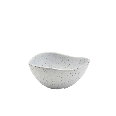 Melamine White Granite Triangular Ramekin 100ml/ 3.5oz