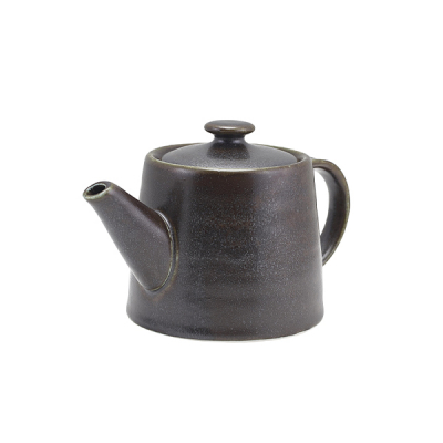 Terra Porcelain Black Teapot 50cl/ 17.6oz